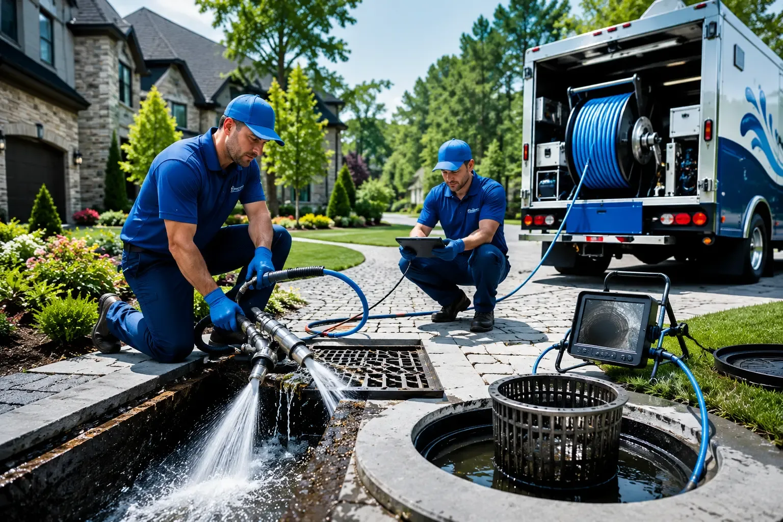 Local outdoor drain cleaning professionals in Cleveland, WI