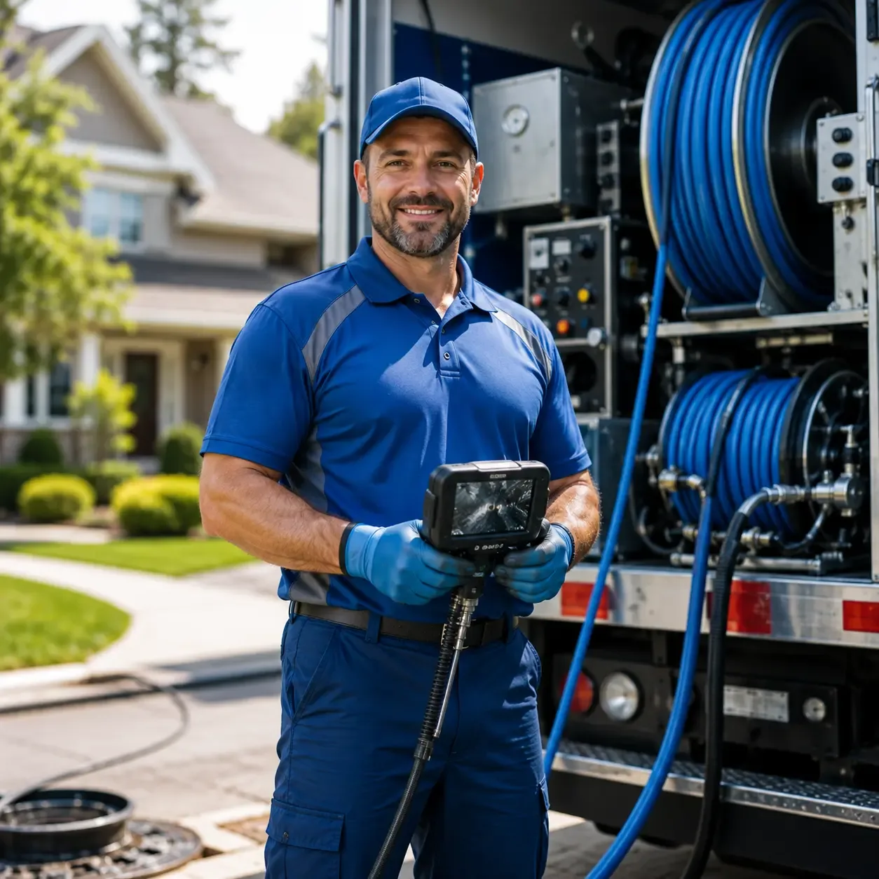 Local outdoor drain cleaning specialists in Cleveland, WI